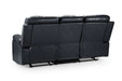 Cheswick Black 3 Seater Recliner Sofa – Spacious Faux Leather - Luminex FurnitureSofascody_recliner_sofa_black_3_seater