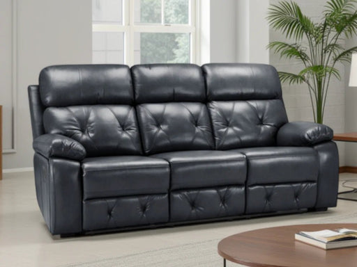 Cheswick Black 3 Seater Recliner Sofa – Spacious Faux Leather - Luminex FurnitureSofascody_recliner_sofa_black_3_seater