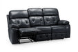 Cheswick Black 3 Seater Recliner Sofa – Spacious Faux Leather - Luminex FurnitureSofascody_recliner_sofa_black_3_seater