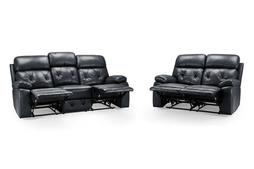 Cheswick Black 3+2 Recliner Sofa Set – Faux Leather Comfort - Luminex FurnitureSofascody_recliner_sofa_black_3+2_set
