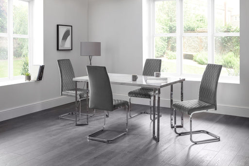 Ciara Velvet Dining Chairs – Set of 4 - Luminex FurnitureChairsCAL211