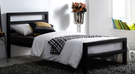 City Block Black Metal Bed - Luminex FurnitureBedCIT3