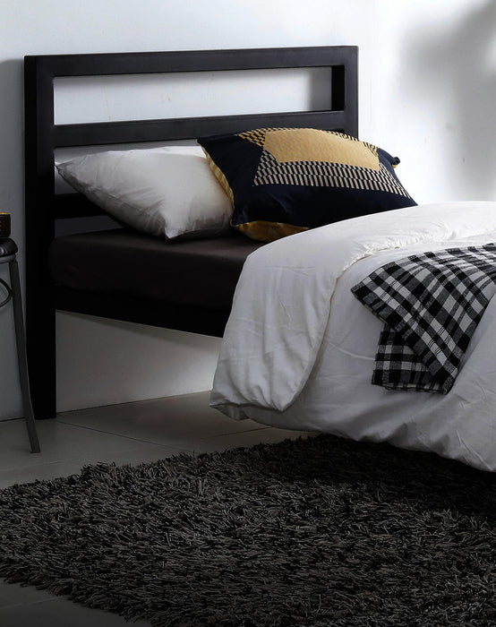 City Block Black Metal Bed - Luminex FurnitureBedCIT3
