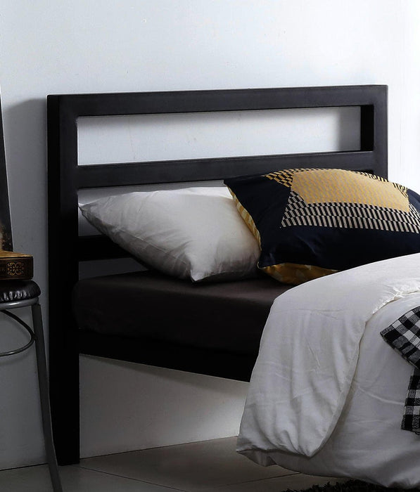 City Block Black Metal Bed - Luminex FurnitureBedCIT3
