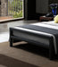 City Block Charcoal Grey Metal Bed - Luminex FurnitureBedCIT3GREY