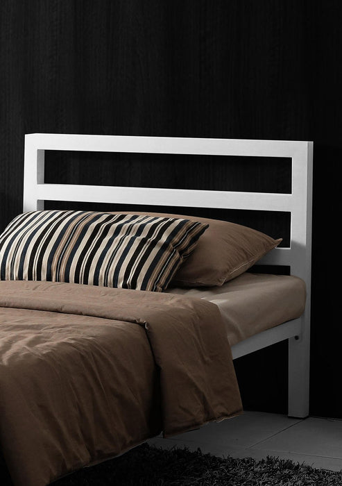 City Block White Metal Bed - Luminex FurnitureBedCITW3