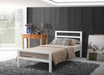 City Block White Metal Bed - Luminex FurnitureBedCITW3