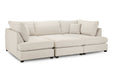 Clarendon Beige U - Shape Corner Sofa with Ottoman – 6 Seater - Luminex FurnitureSofascarnaby_u_shape_beige