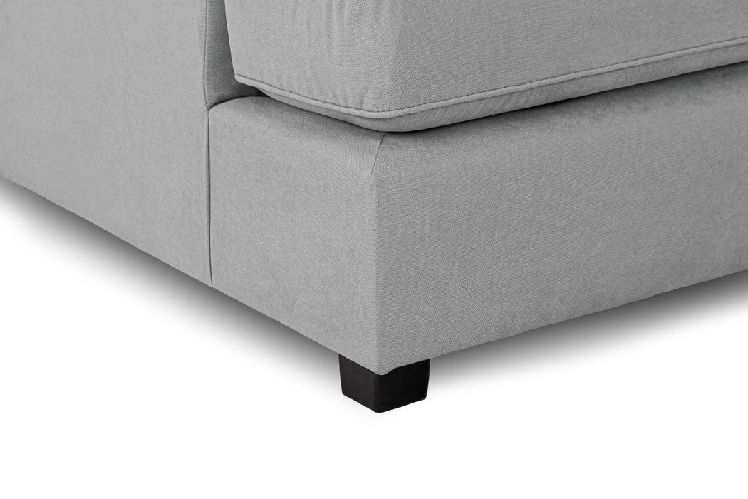 Clarendon Grey U - Shape Corner Sofa with Ottoman – 6 Seater - Luminex FurnitureSofascarnaby_u_shape_grey