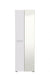 Clarion Gloss White Mirrored Narrow Wardrobe - Luminex FurnitureWardrobe3050