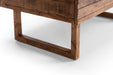 Clarissa 2 Drawer Coffee Table - Reclaimed Wood - Luminex FurnitureCoffee TableWOB011