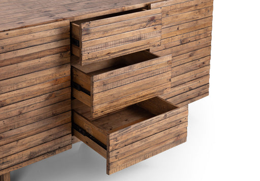 Clarissa Reclaimed Wood Sideboard – Rustic & Modern Design - Luminex FurnitureSideboardWOB014