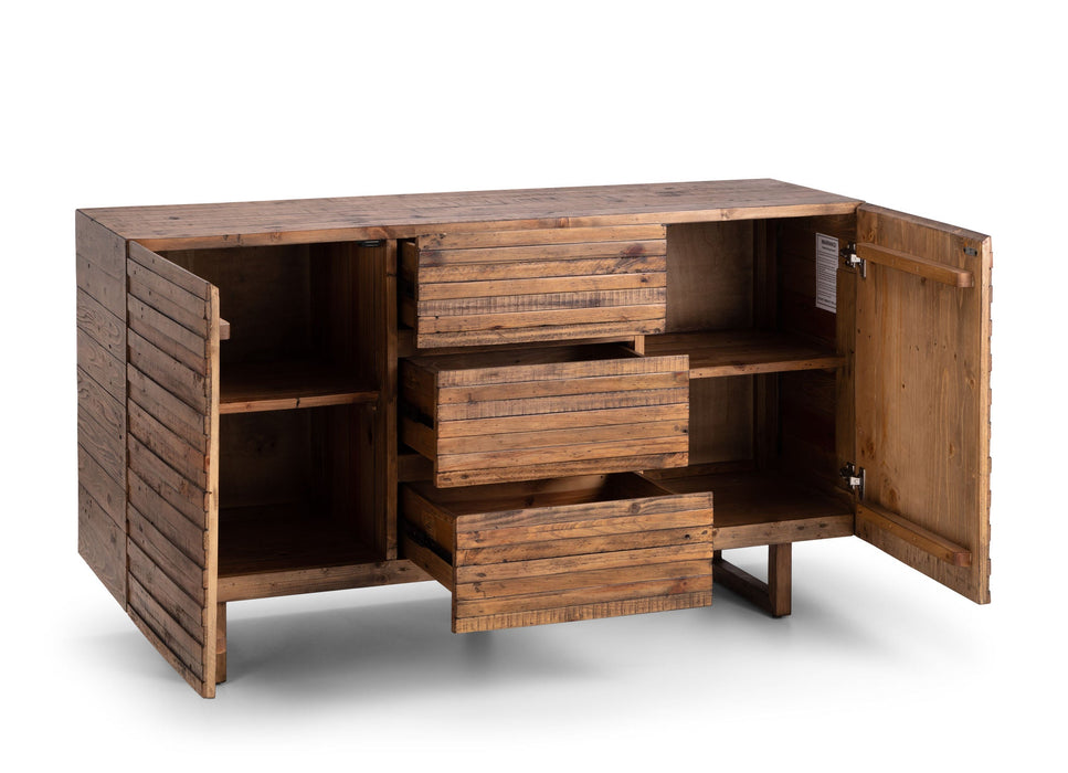 Clarissa Reclaimed Wood Sideboard – Rustic & Modern Design - Luminex FurnitureSideboardWOB014