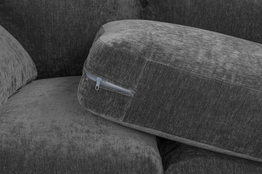 Clarisse Grey Large Corner Sofa – Contemporary 5 Seater - Luminex FurnitureSofascolbee_sofa_grey_large_corner