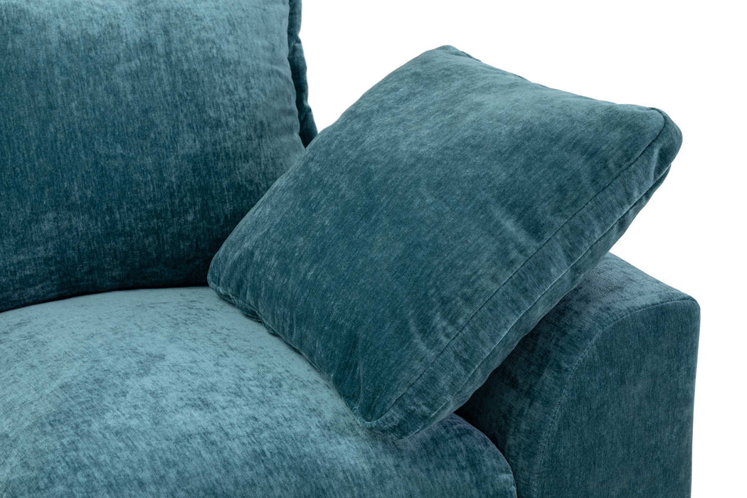 Clarisse Teal Large Corner Sofa – Modern 5 Seater - Luminex FurnitureSofascolbee_sofa_teal_large_corner