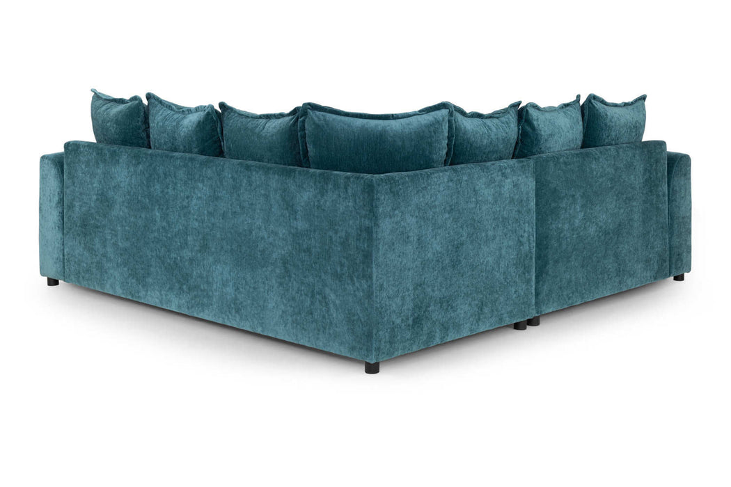 Clarisse Teal Large Corner Sofa – Modern 5 Seater - Luminex FurnitureSofascolbee_sofa_teal_large_corner
