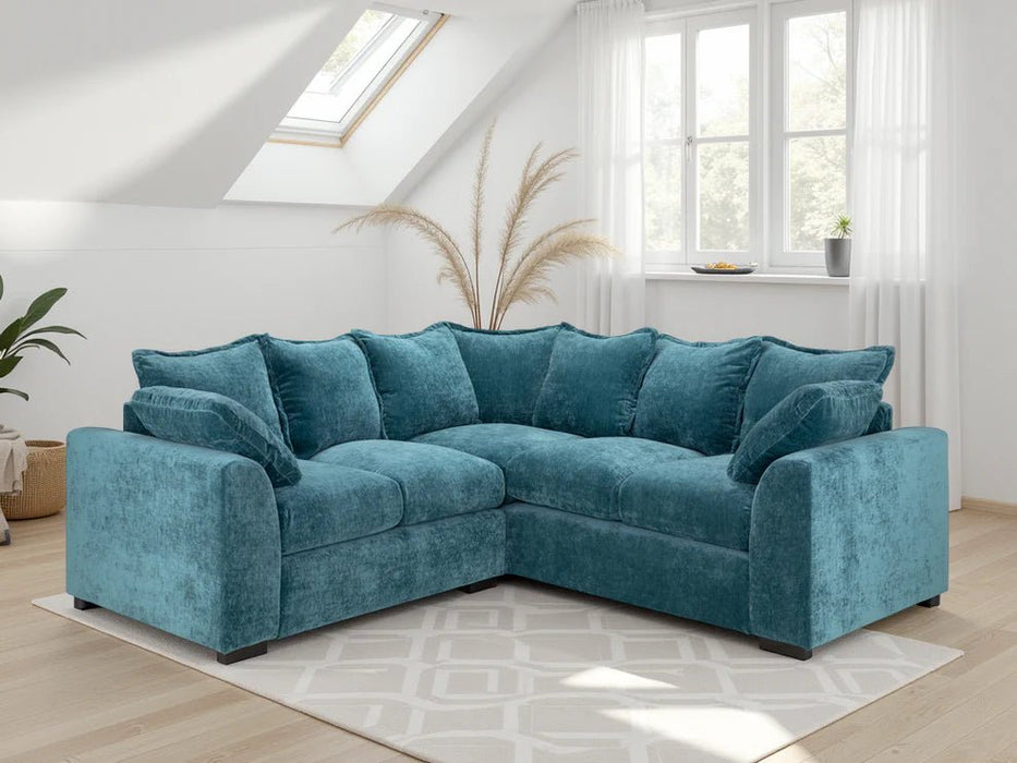 Clarisse Teal Large Corner Sofa – Modern 5 Seater - Luminex FurnitureSofascolbee_sofa_teal_large_corner