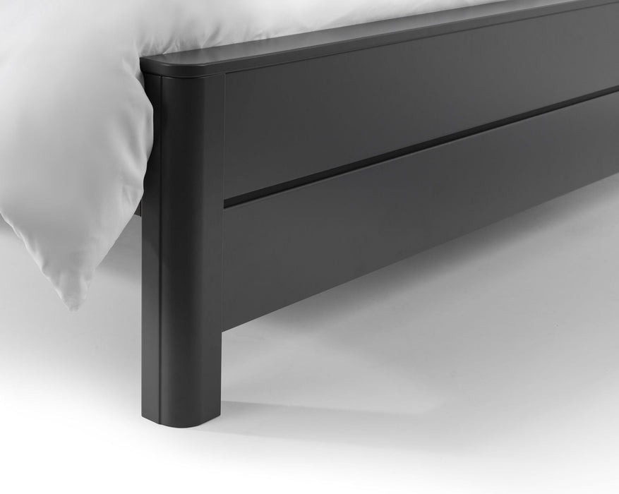 Colette Bed - Storm Grey Lacquer - Luminex FurnitureWooden BedsCHL006