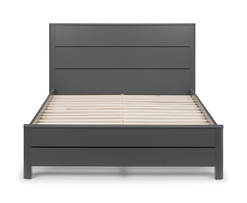 Colette Bed - Storm Grey Lacquer - Luminex FurnitureWooden BedsCHL006