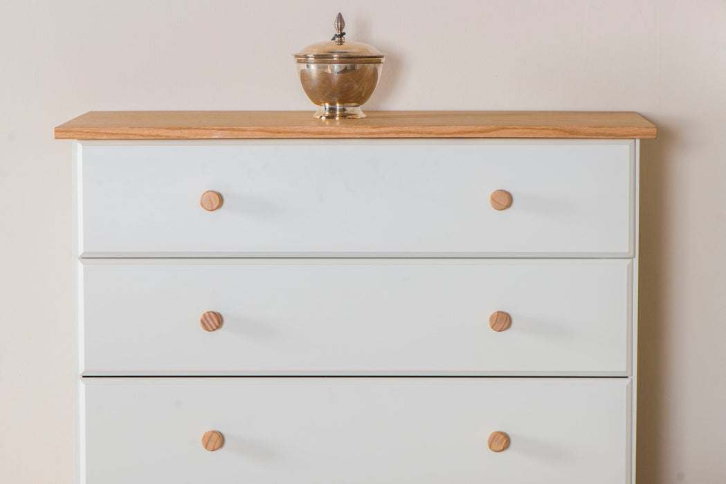 Colorado 4 Drawer Chest – Soft White - LuminexFurnitureChest of DrawersCL514