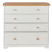 Colorado 4 Drawer Chest – Soft White - LuminexFurnitureChest of DrawersCL514