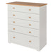 Colorado 5 Drawer Chest – Soft White - LuminexFurnitureChest of DrawersCL515