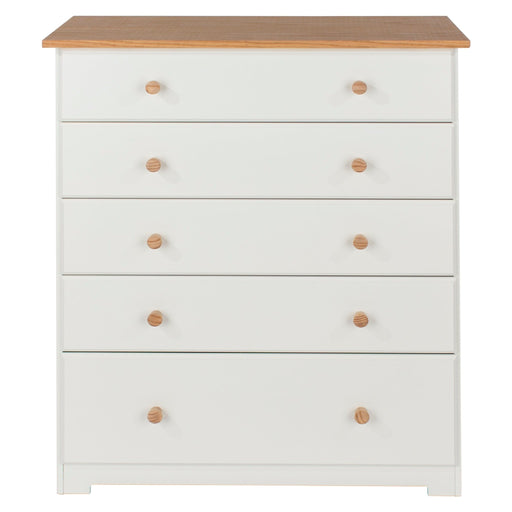 Colorado 5 Drawer Chest – Soft White - LuminexFurnitureChest of DrawersCL515