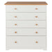 Colorado 5 Drawer Chest – Soft White - LuminexFurnitureChest of DrawersCL515