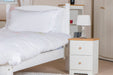 Colorado Bedside Table 2 Drawer Petite Cabinet Soft White - LuminexFurnitureBedside TableCL509