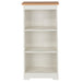 Colorado Bookcase Soft White Low Narrow - LuminexFurnitureBookcaseCL919