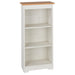 Colorado Bookcase Soft White Low Narrow - LuminexFurnitureBookcaseCL919