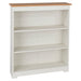 Colorado Bookcase Soft White Low Wide - LuminexFurnitureBookcaseCL918
