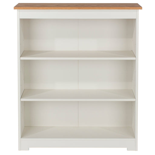 Colorado Bookcase Soft White Low Wide - LuminexFurnitureBookcaseCL918