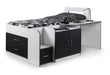 Comet Explorer Cabin Bed with Desk & Storage - Luminex FurnitureMid SleepersCOO101