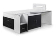 Comet Explorer Cabin Bed with Desk & Storage - Luminex FurnitureMid SleepersCOO101