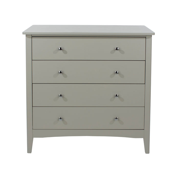 Como 4 Drawer Chest – Grey - LuminexFurnitureChest of DrawersCMG514