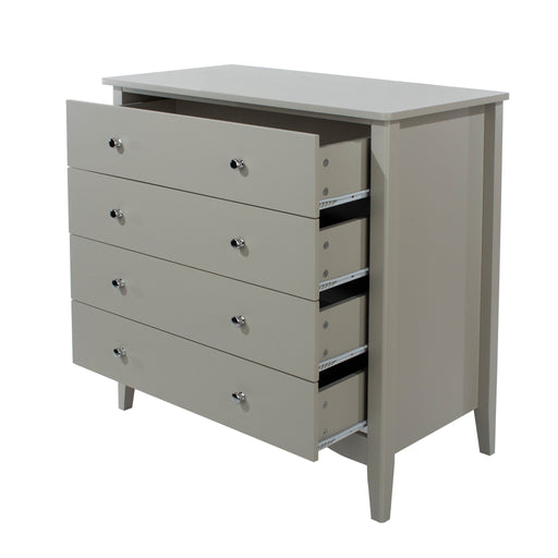 Como 4 Drawer Chest – Grey - LuminexFurnitureChest of DrawersCMG514