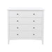 Como 4 Drawer Chest – White - LuminexFurnitureChest of DrawersCMW514