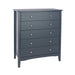 Como 5 Drawer Chest – Blue - LuminexFurnitureChest of DrawersCMB515