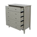 Como 5 Drawer Chest – Grey - LuminexFurnitureChest of DrawersCMG515