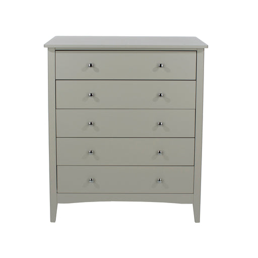 Como 5 Drawer Chest – Grey - LuminexFurnitureChest of DrawersCMG515