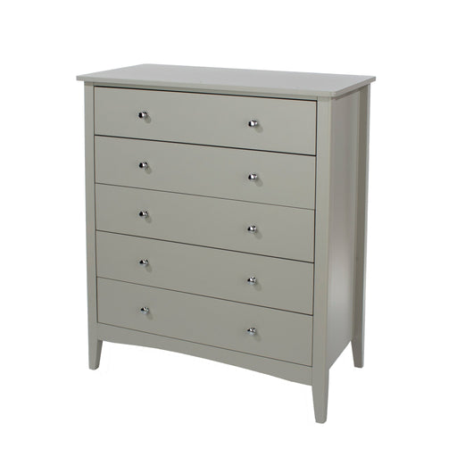 Como 5 Drawer Chest – Grey - LuminexFurnitureChest of DrawersCMG515