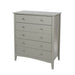 Como 5 Drawer Chest – Grey - LuminexFurnitureChest of DrawersCMG515