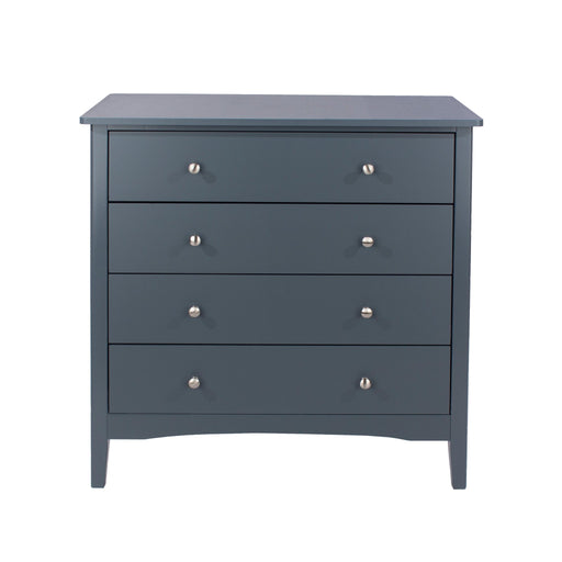 Como Blue 4 Drawer Chest – Blue - LuminexFurnitureChest of DrawersCMB514