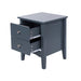Como Blue Bedside Table - 2 Petite Drawer Cabinet - LuminexFurnitureBedside TableCMB509