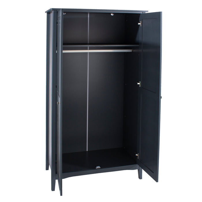 Como Blue Wardrobe - LuminexFurnitureWardrobeCMB520