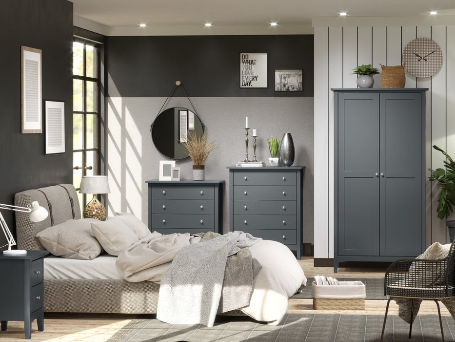 Como Blue Wardrobe - LuminexFurnitureWardrobeCMB520