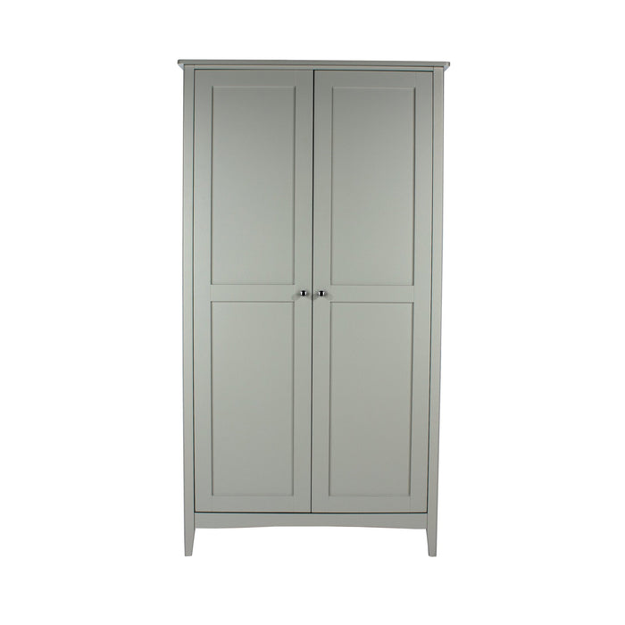 Como Grey Wardrobe White - LuminexFurnitureWardrobeCMG520