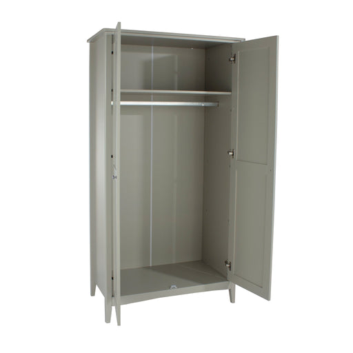 Como Grey Wardrobe White - LuminexFurnitureWardrobeCMG520