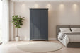 Como Midnight Blue 2 - Door Wardrobe - Luminex FurnitureWardrobeCMB520